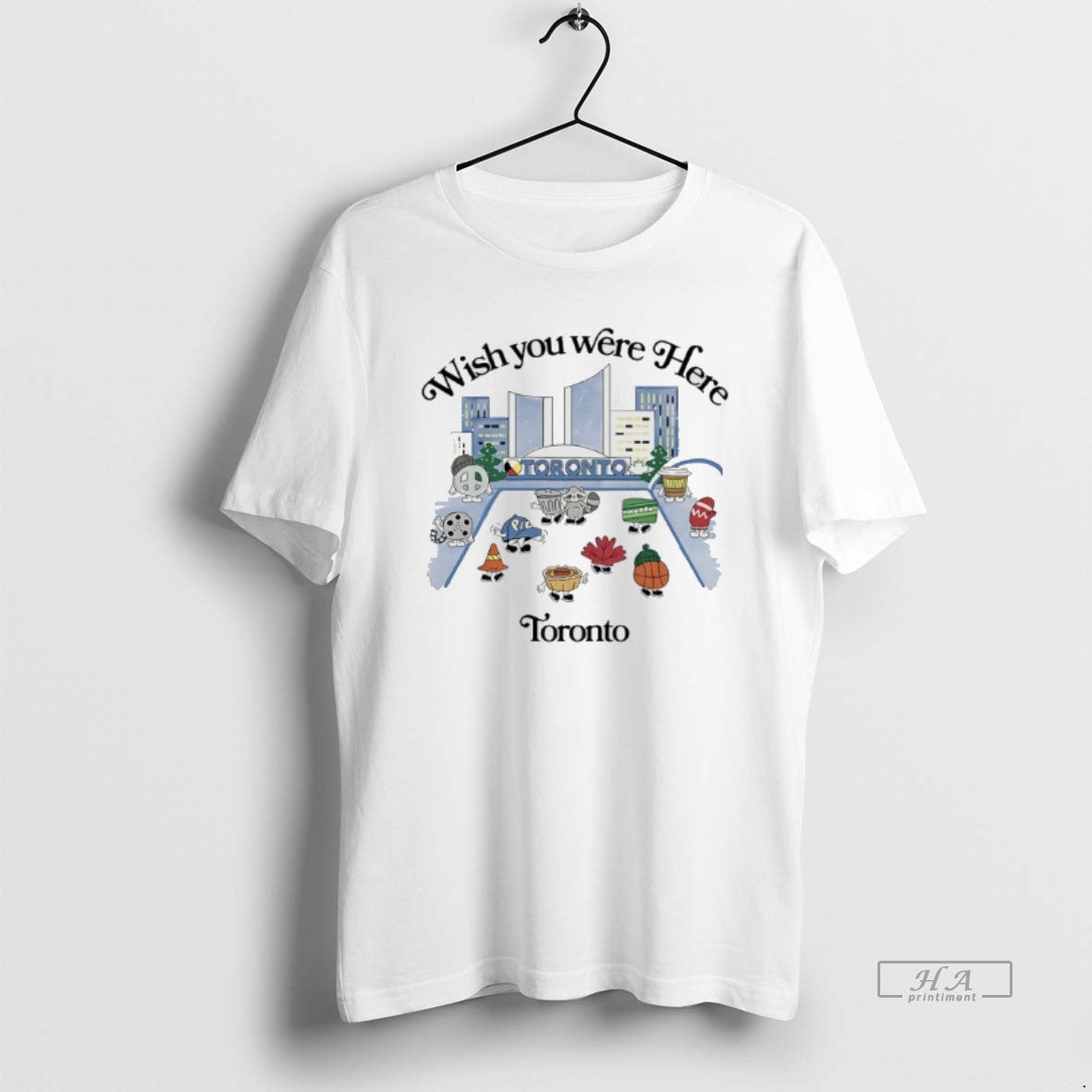 Official Wish You Were Here Toronto Raccoon T-Shirts, Hoodie, Sweatshirt | TeeBloomCo.com