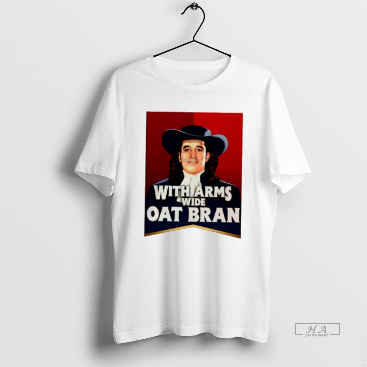 Official With Arms Wide Oat Bran Tee Hoodie, Sweatshirt | TeeBloomCo.com