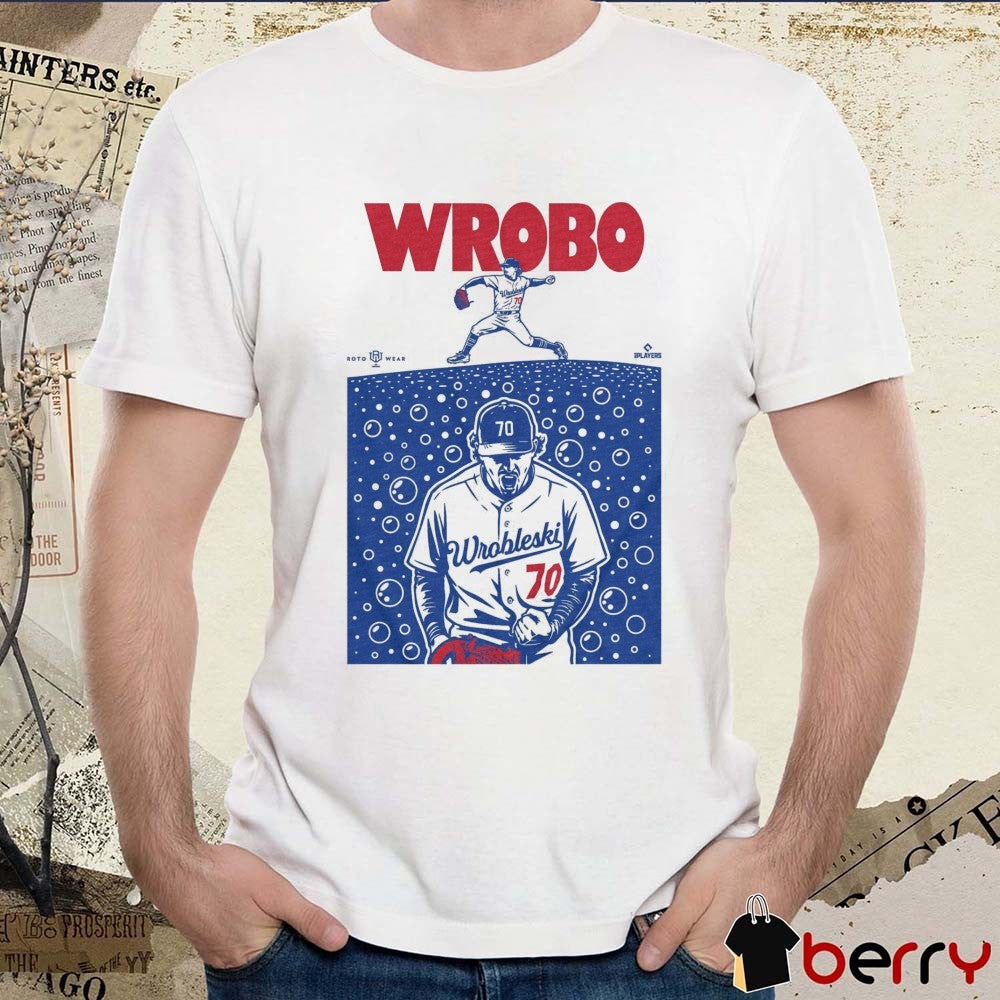 Wrobo Shark Justin Wrobleski Los Angeles Dodgers MLB t-shirt