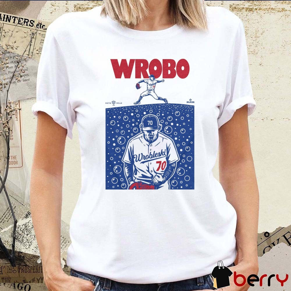 Wrobo Shark Justin Wrobleski Los Angeles Dodgers MLB t-shirt