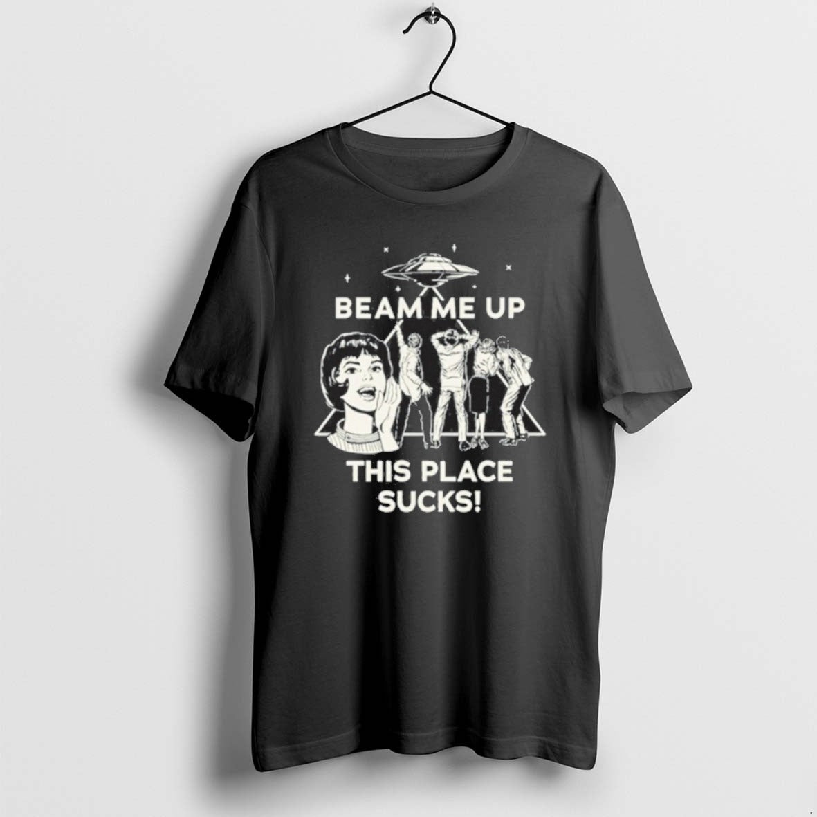 Official Wv27ctqd Beam Me Up This Place Sucks T-Shirts, Hoodie, Sweatshirt | TeeBloomCo.com