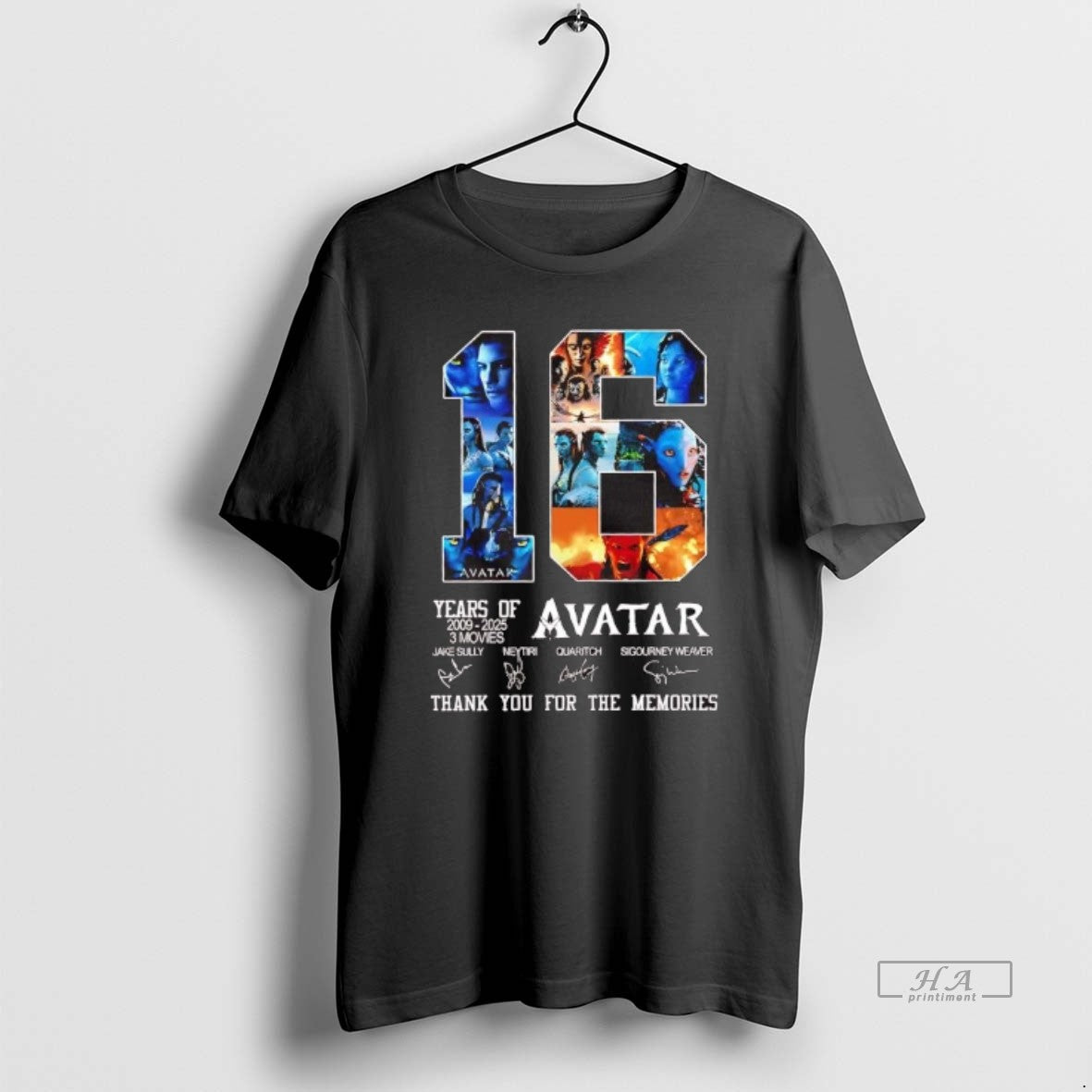 Official Year Of Avatar 2009 2025 3 Movies Thank You For The Memories T-Shirts, Hoodie, Sweatshirt | TeeBloomCo.com