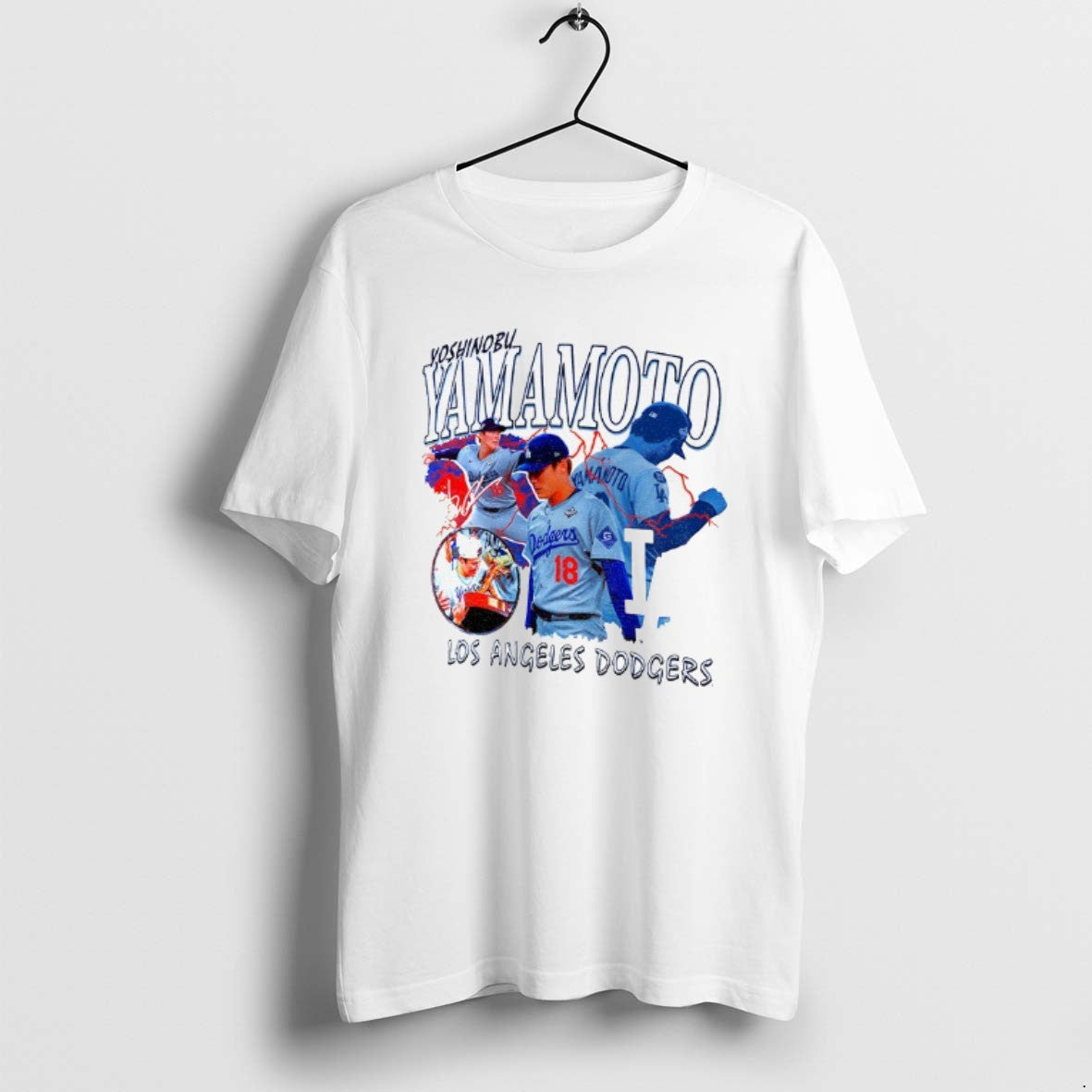 Official Yoshinobu Yamamoto Los Angeles Dodgers Mlb Baseball Graphic Signature T-Shirts, Hoodie, Sweatshirt | TeeBloomCo.com
