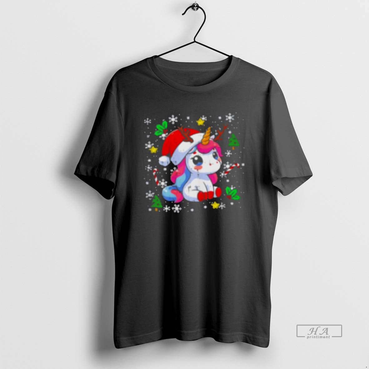 Official Christmas Unicorn Cute Magical Xmas Classic Womens T-Shirts, Hoodie, Sweatshirt | TeeBloomCo.com