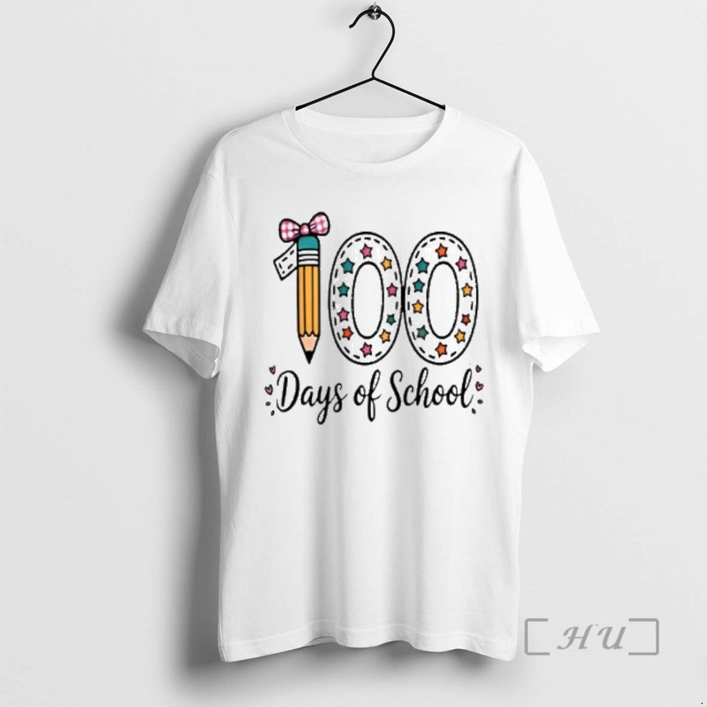 Officials 100 Days Of School Coquette Baseball T-Shirts, Hoodie, Sweatshirt | TeeBloomCo.com