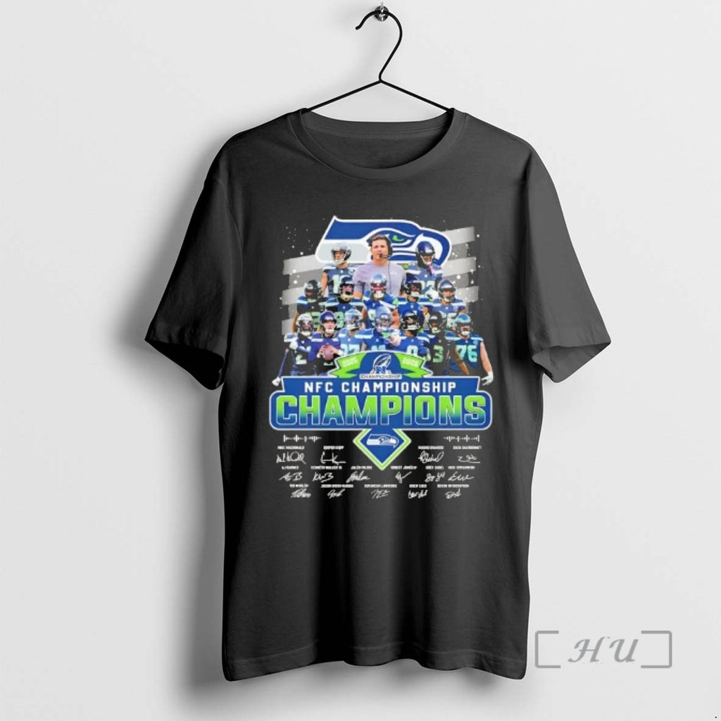 Officials 2025 2026 Nfc Championship Champions All Names Players Signatures T-Shirts, Hoodie, Sweatshirt | TeeBloomCo.com