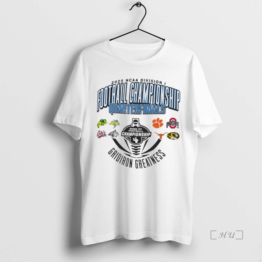 Officials 2025 Ncaa Division I Football Championship Quarterfinals Gridiron Greatness T-Shirts, Hoodie, Sweatshirt