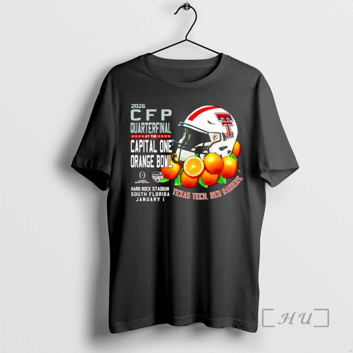Officials 2026 Cfp Quarterfinal Texas Tech Red Raiders At The Capital One Orange Bowl Premium T-Shirts, Hoodie, Sweatshirt