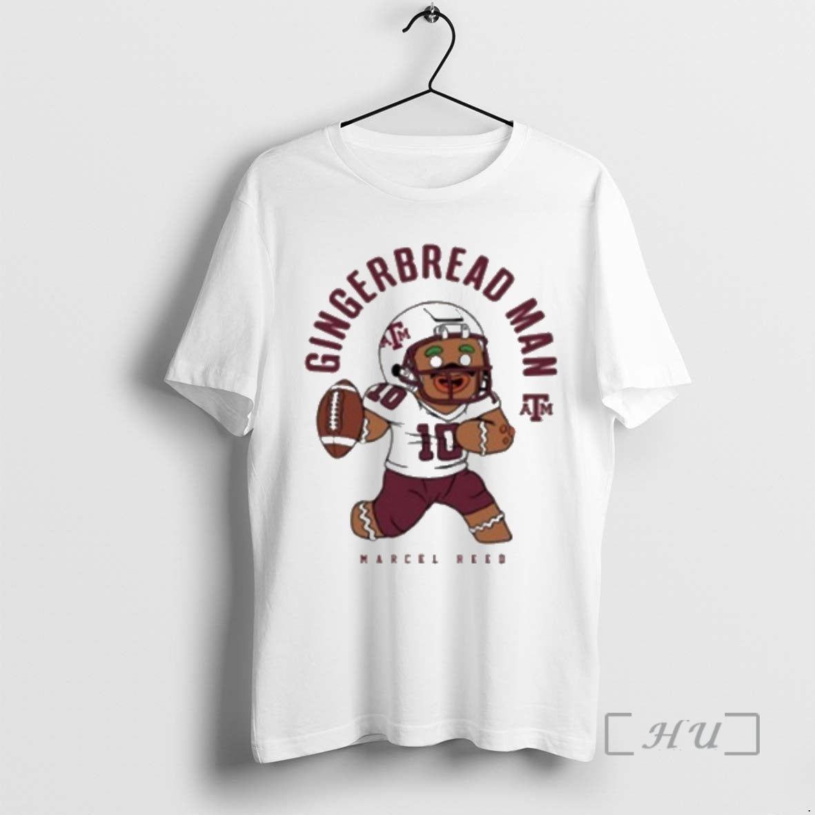 Officials 2026 Gingerbread Man Marcel Reed Texas Am Ncaa Football T-Shirts, Hoodie, Sweatshirt | TeeBloomCo.com