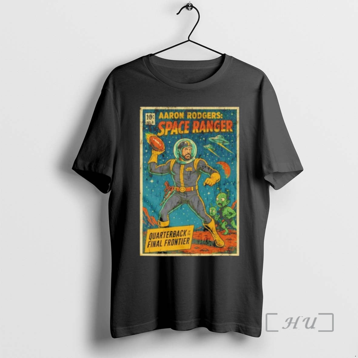 Officials Aaron Rodgers Space Ranger Quaterback Final Frontier T-Shirts, Hoodie, Sweatshirt | TeeBloomCo.com