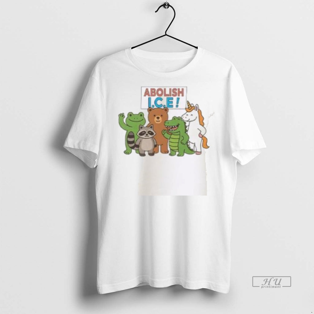 Officials Abolish Ice Frog Unicorn Raccoon Bear Dinosaur Protest Tee Shirt Sweater