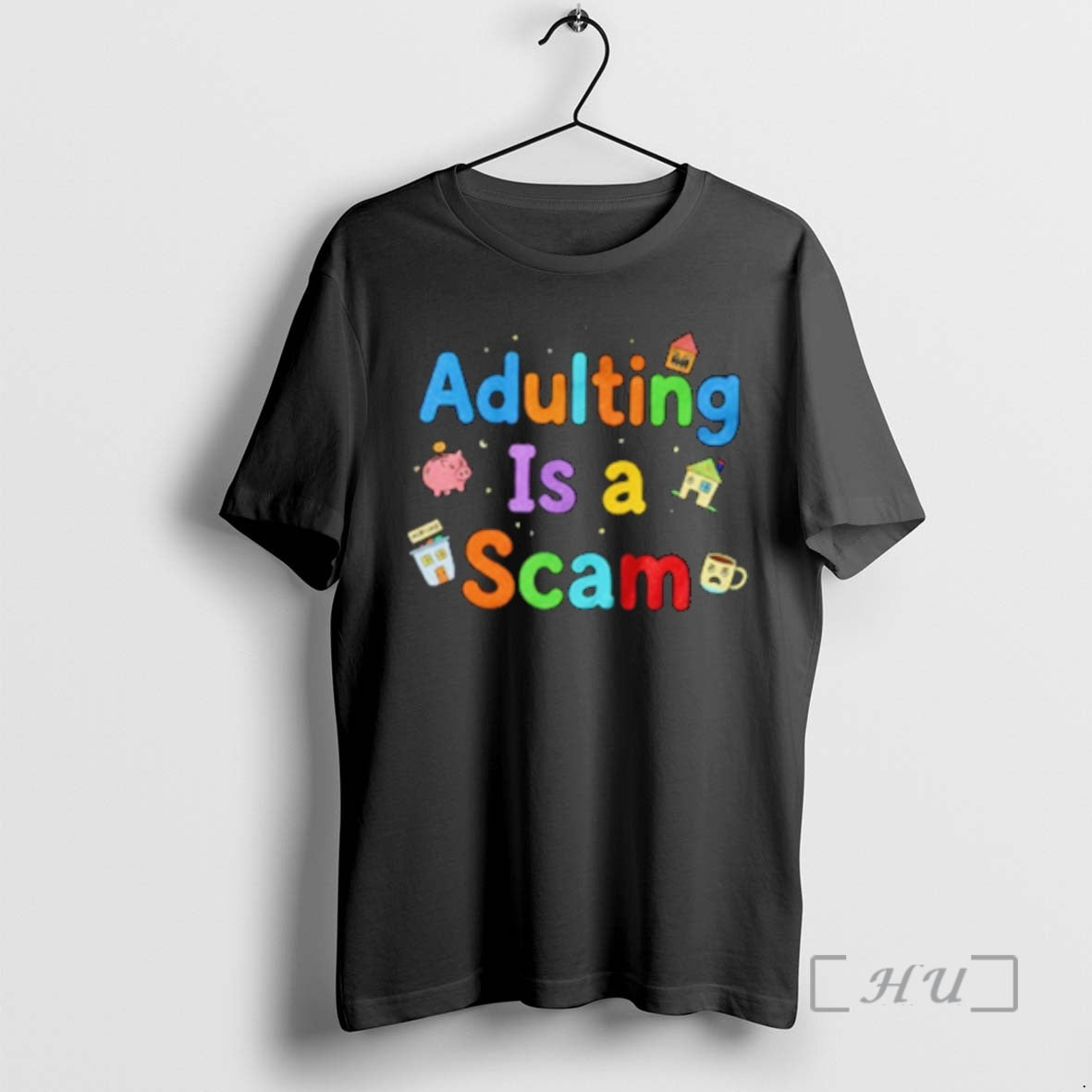 Officials Adulting Is A Scam Funny T-Shirts, Hoodie, Sweatshirt | TeeBloomCo.com