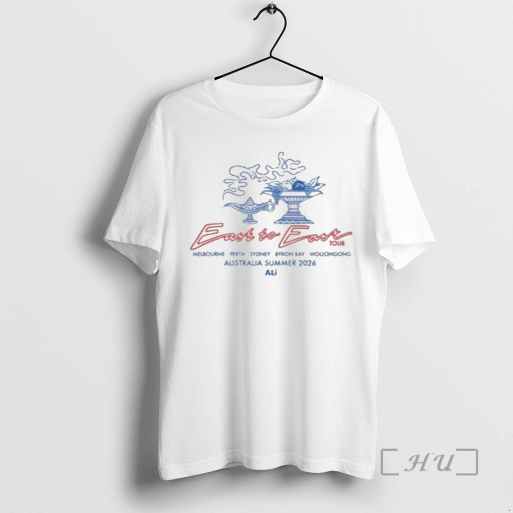 Officials Ali Australia Tour 2026 East To East Still Life T-Shirts, Hoodie, Sweatshirt | TeeBloomCo.com