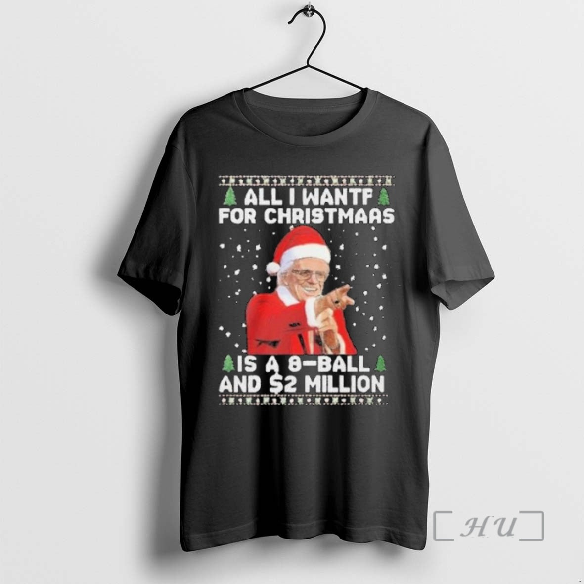 Officials All I Want For Christmas Is A 8 Ball And 2 Million Circle Black T-Shirts, Hoodie, Sweatshirt | TeeBloomCo.com