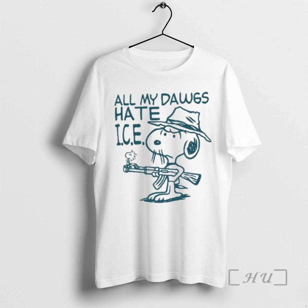 Officials All My Dawgs Hate Ice T-Shirts, Hoodie, Sweatshirt | TeeBloomCo.com