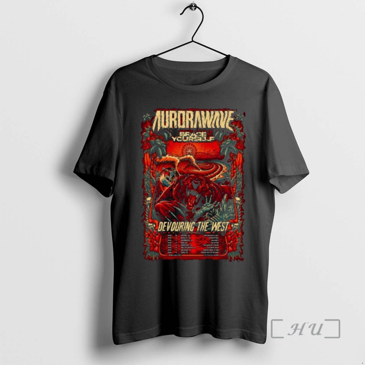 Officials Aurorawave Devouring The West Tour 26 T-Shirts, Hoodie, Sweatshirt | TeeBloomCo.com