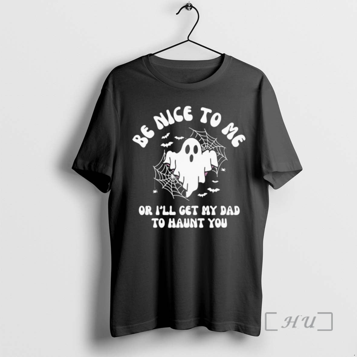 Officials Be Nice To Me Or Ill Get My Dad Will Haunt You Ghost Premium T-Shirts, Hoodie, Sweatshirt | TeeBloomCo.com