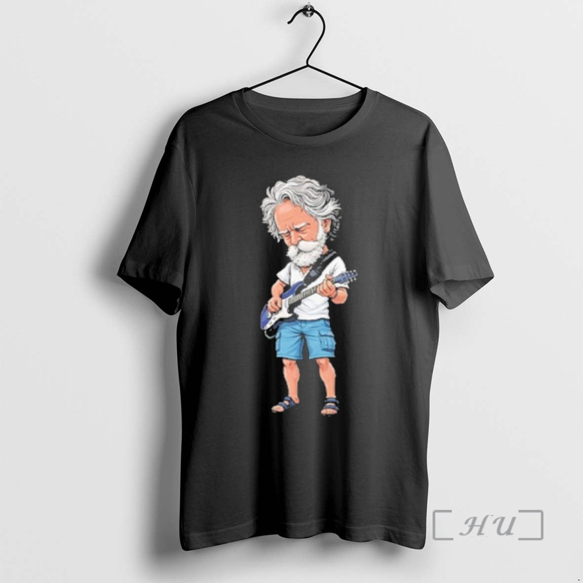 Officials Bob Weir Guitar Illustration T-Shirts, Hoodie, Sweatshirt | TeeBloomCo.com