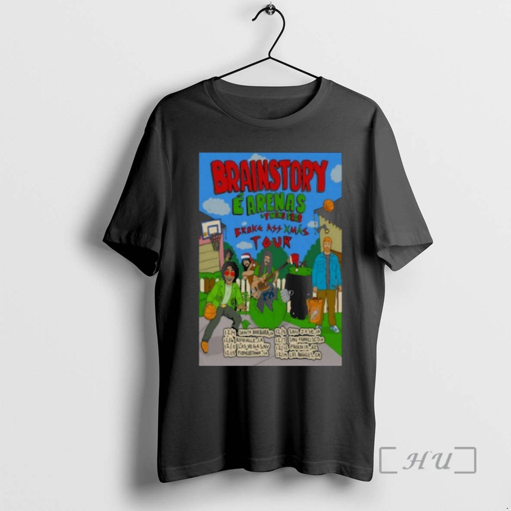 Officials Brainstory Broke Ass Xmas Tour 25 T-Shirts, Hoodie, Sweatshirt | TeeBloomCo.com
