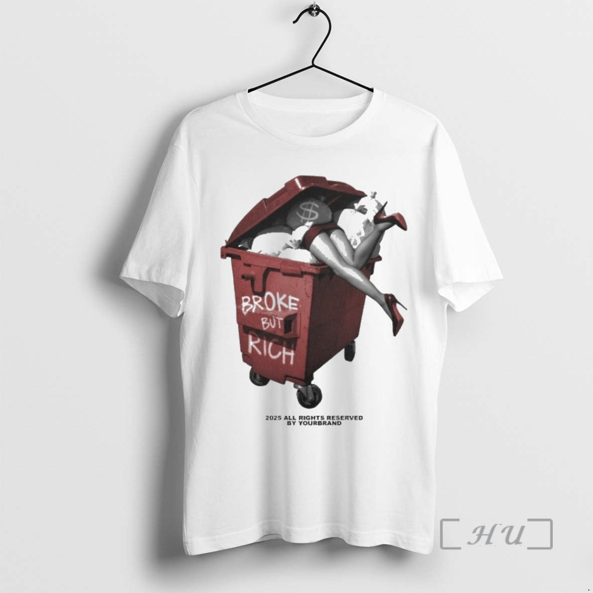 Officials Broke But Rich 2025 All Rights Reserved By Yourbrand T-Shirts, Hoodie, Sweatshirt | TeeBloomCo.com