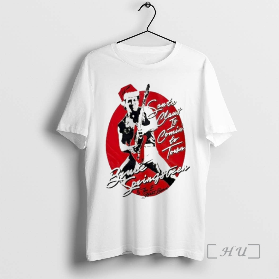 Officials Bruce Springsteen Santa Claus Is Comin To Town T-Shirts, Hoodie, Sweatshirt | TeeBloomCo.com