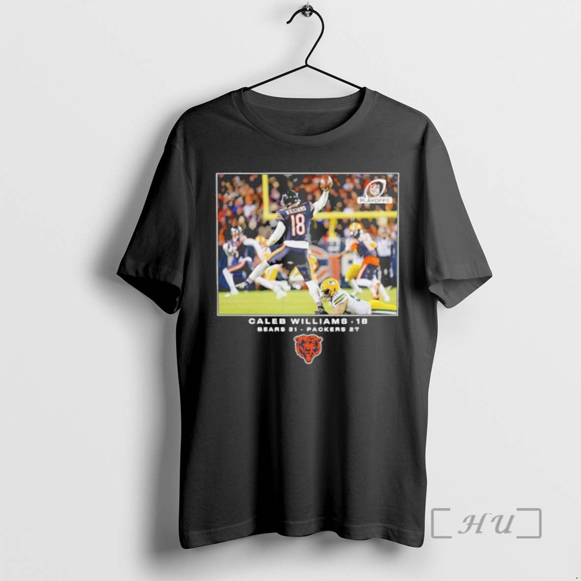 Officials Caleb Williams Flash Features Wild Card Bears 31 Packers 27 Premium T Shirts Sweater Hoodie, Sweatshirt