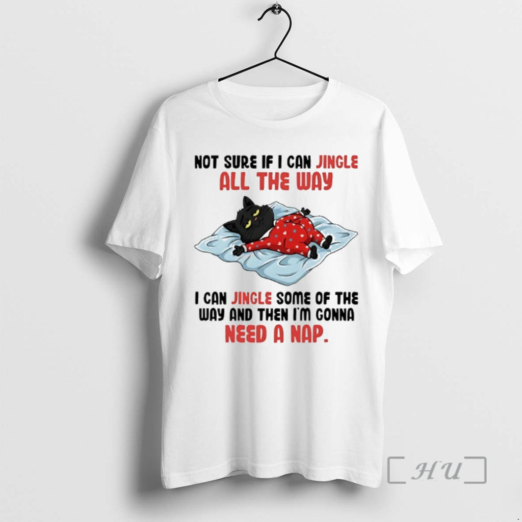 Officials Cat Not Sure If I Can Jingle All The Way I Can Jingle Some T-Shirts, Hoodie, Sweatshirt | TeeBloomCo.com