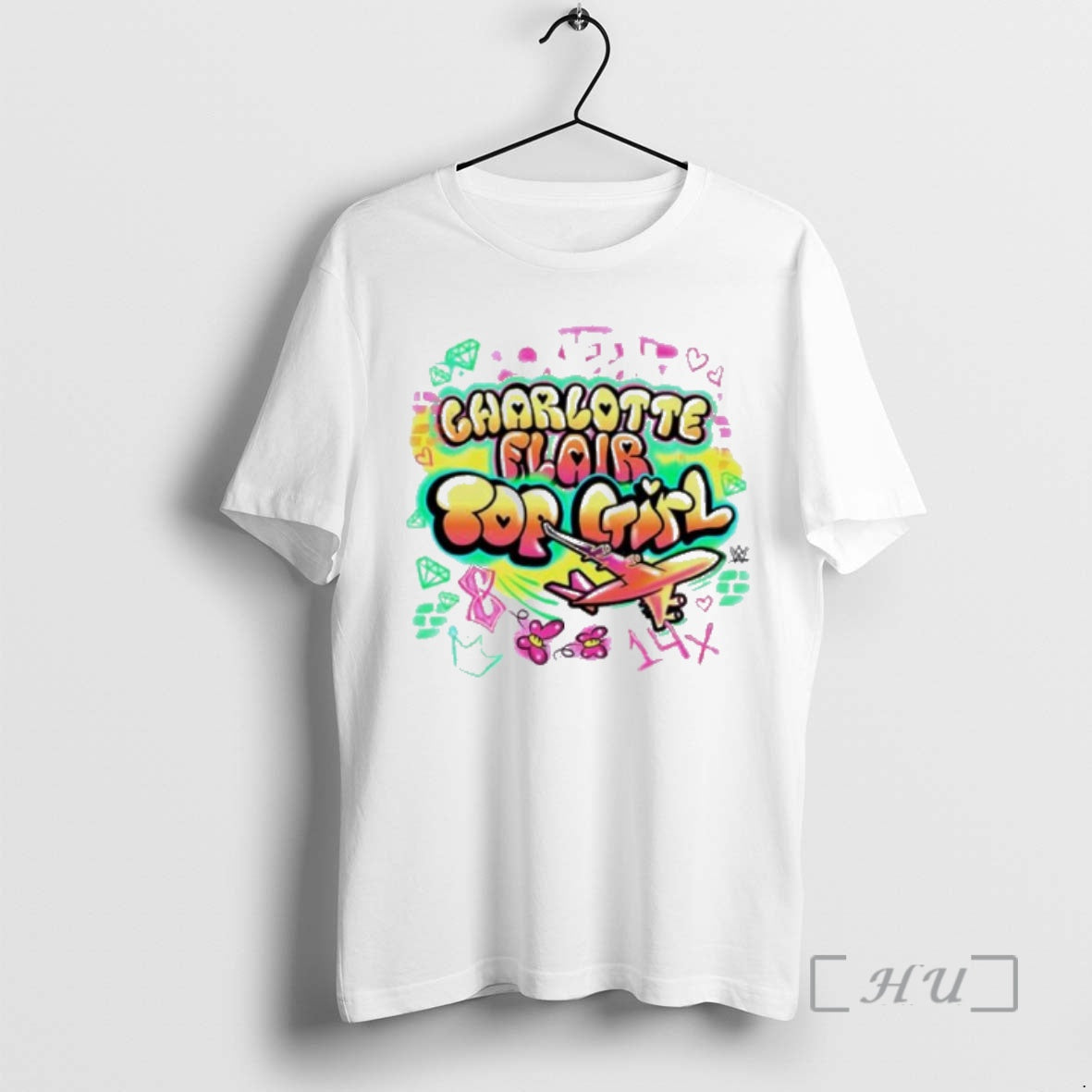 Officials Charlotte Flair Top Girl Graffiti T-Shirts, Hoodie, Sweatshirt | TeeBloomCo.com