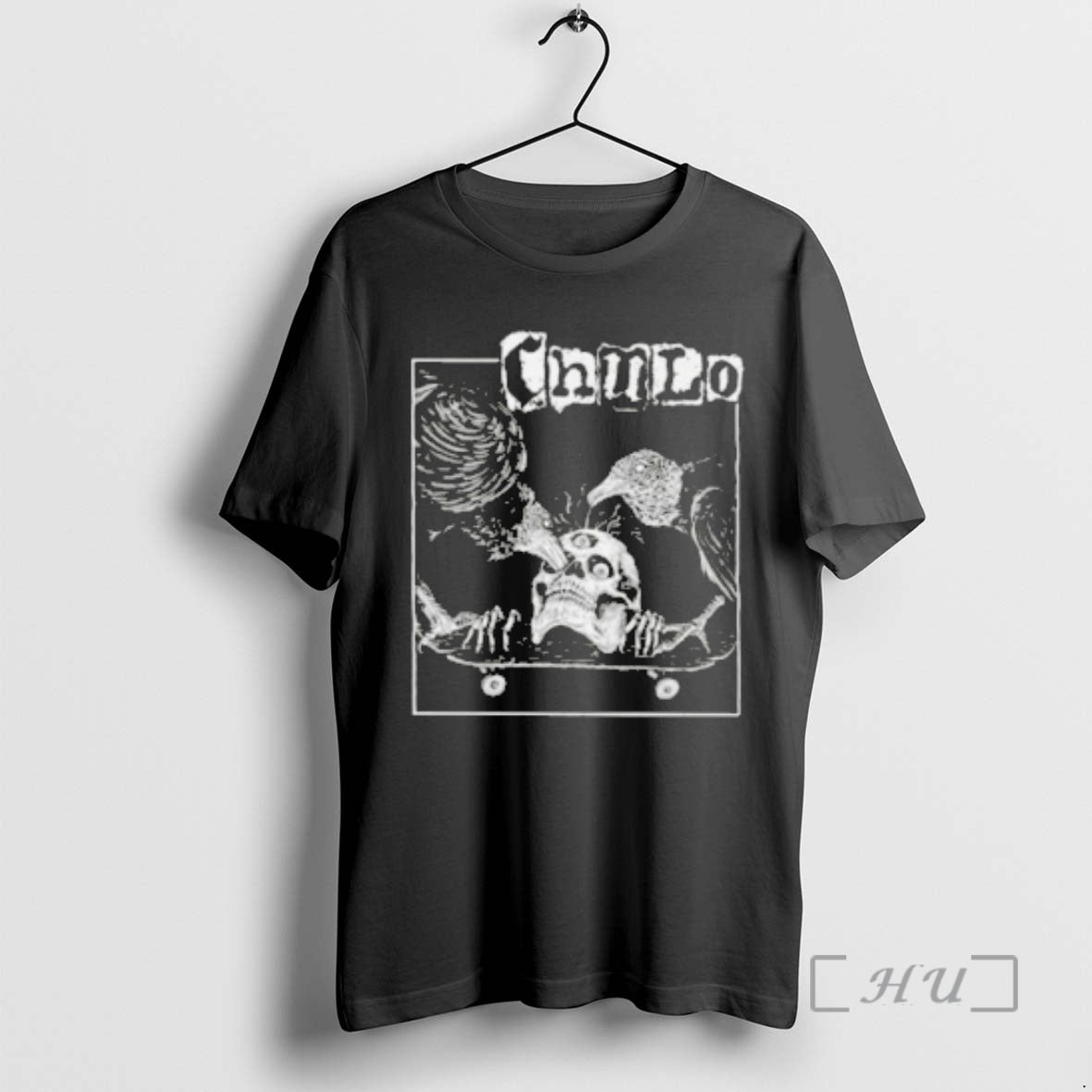 Officials Chaudo Skull Raven Skateboard T-Shirts, Hoodie, Sweatshirt | TeeBloomCo.com