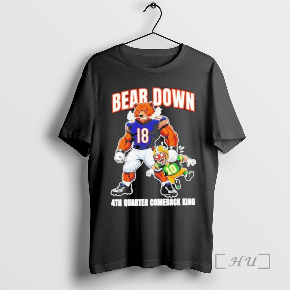 Officials Chicago Beat Packers Bear Down 4th Quarter Comeback King T-Shirts, Hoodie, Sweatshirt | TeeBloomCo.com