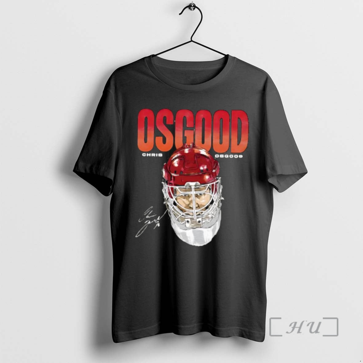 Officials Chris Osgood Detroit Hockey Mask Signature T-Shirts, Hoodie, Sweatshirt | TeeBloomCo.com
