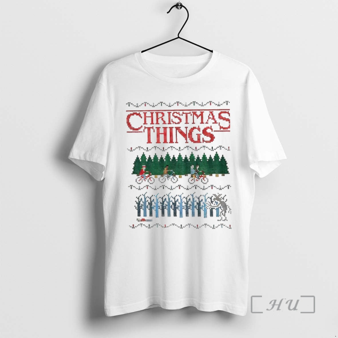 Officials Christmas Things Stranger Upside Down Merry Xmas T-Shirts, Hoodie, Sweatshirt | TeeBloomCo.com