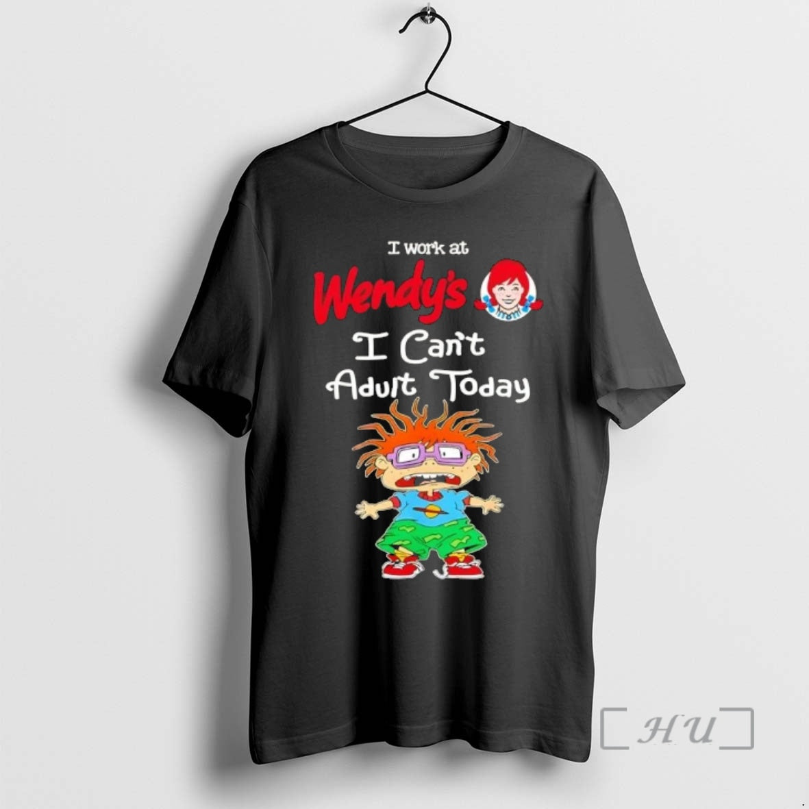 Officials Chuckie Finster I Work At Wendys I Cant Adult Today Premium T Shirts Sweater Hoodie, Sweatshirt | TeeBloomCo.com
