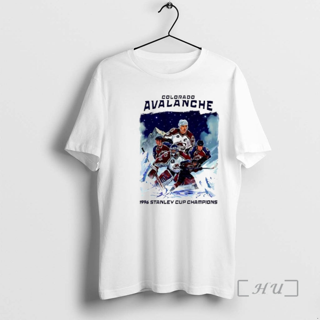 Officials Colorado Avalanche 1996 Stanley Cup Champions T-Shirts, Hoodie, Sweatshirt | TeeBloomCo.com