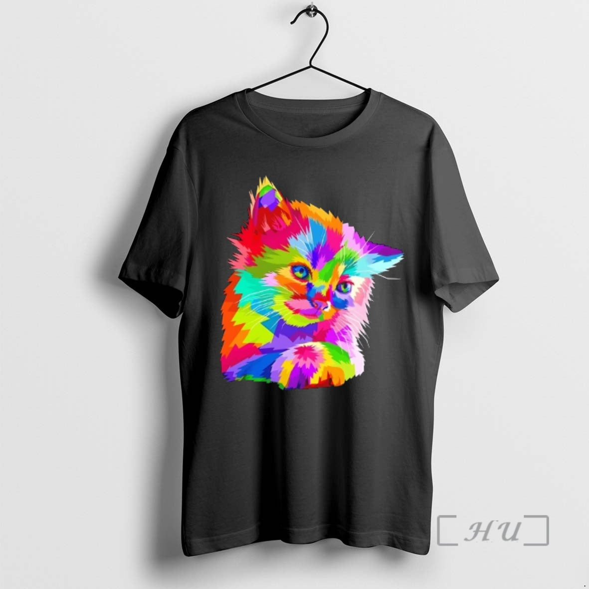Officials Colorful Atyle Cat Head Pop Cat Colors T-Shirts, Hoodie, Sweatshirt | TeeBloomCo.com