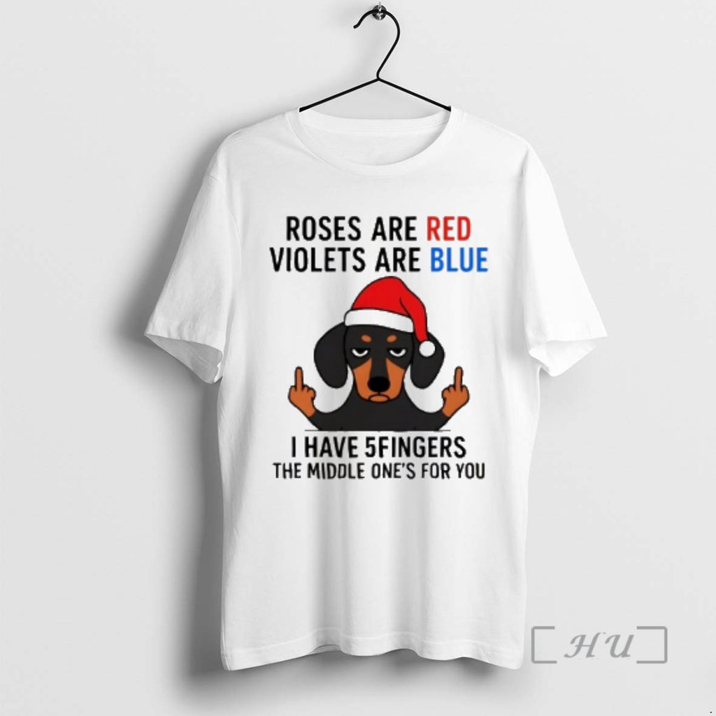 Officials Dachshund Roses Are Red Violets Are Blue T-Shirts, Hoodie, Sweatshirt | TeeBloomCo.com