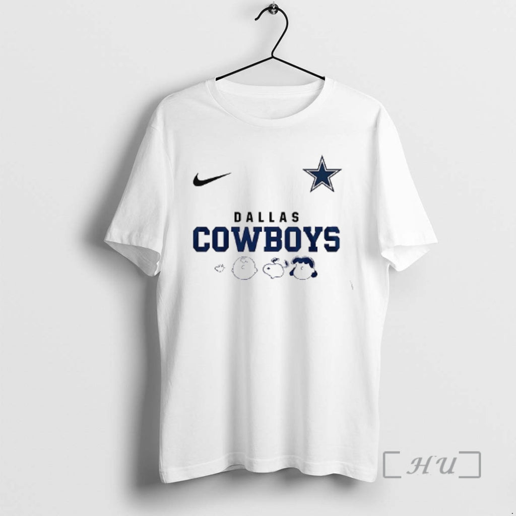 Officials Dallas Cowboys X Peanuts Abbey Road Cartoon Double Sided Graphic Premium T Shirts Sweater Hoodie, Sweatshirt