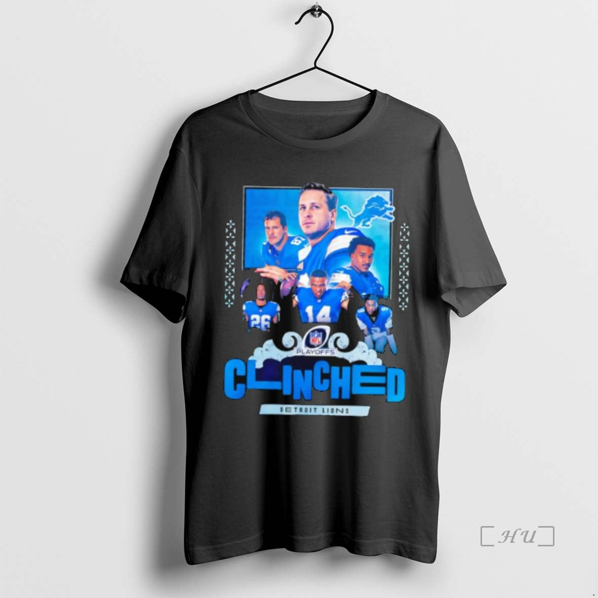 Officials Detroit Lions Clinched Playoffs Stylish T-Shirts, Hoodie, Sweatshirt | TeeBloomCo.com