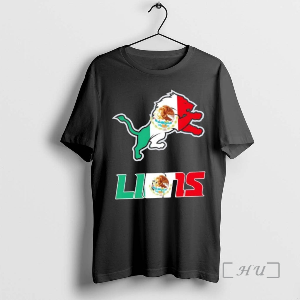 Officials Detroit Lions Football X Mexican Flag T-Shirts, Hoodie, Sweatshirt | TeeBloomCo.com