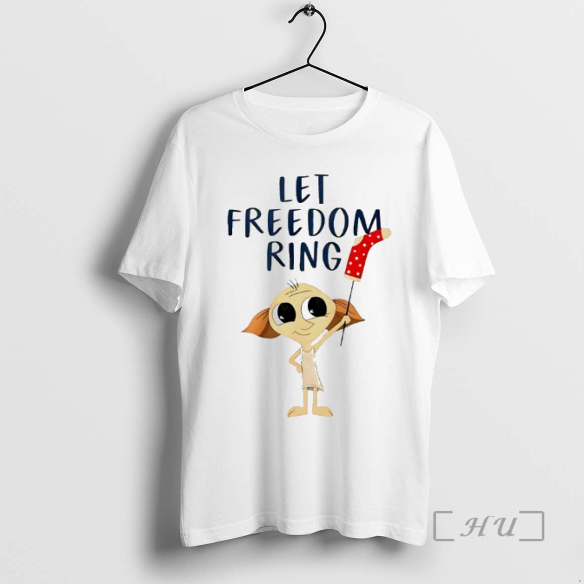 Officials Dobby Let Freedom Ring Cartoon T-Shirts, Hoodie, Sweatshirt | TeeBloomCo.com