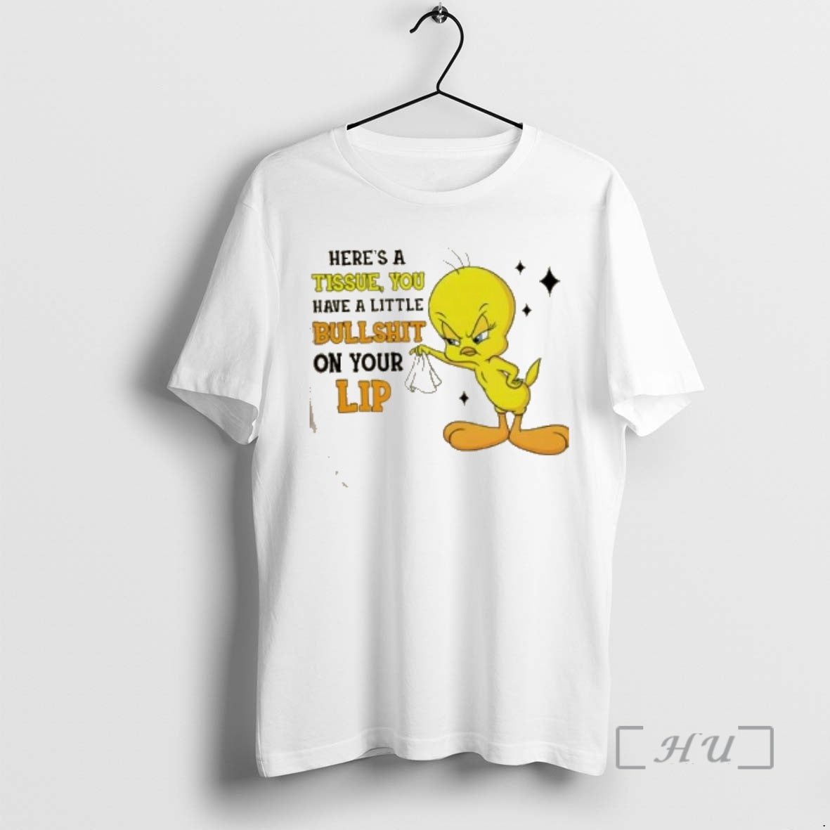 Officials Duck Heres A Tissue You Have A Little Bullshit On Your Lip Premium T-Shirts, Hoodie, Sweatshirt | TeeBloomCo.com