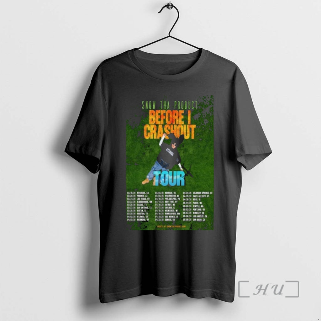 Officials Everyday Days Before I Crashout Tour 2026 Dates T-Shirts, Hoodie, Sweatshirt | TeeBloomCo.com