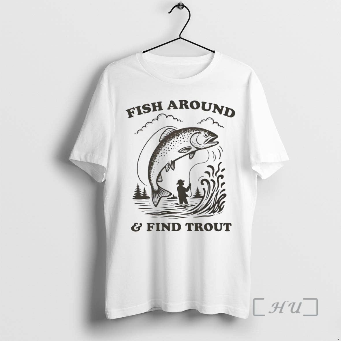 Officials Fish Around And Find Trout Circle T-Shirts, Hoodie, Sweatshirt | TeeBloomCo.com