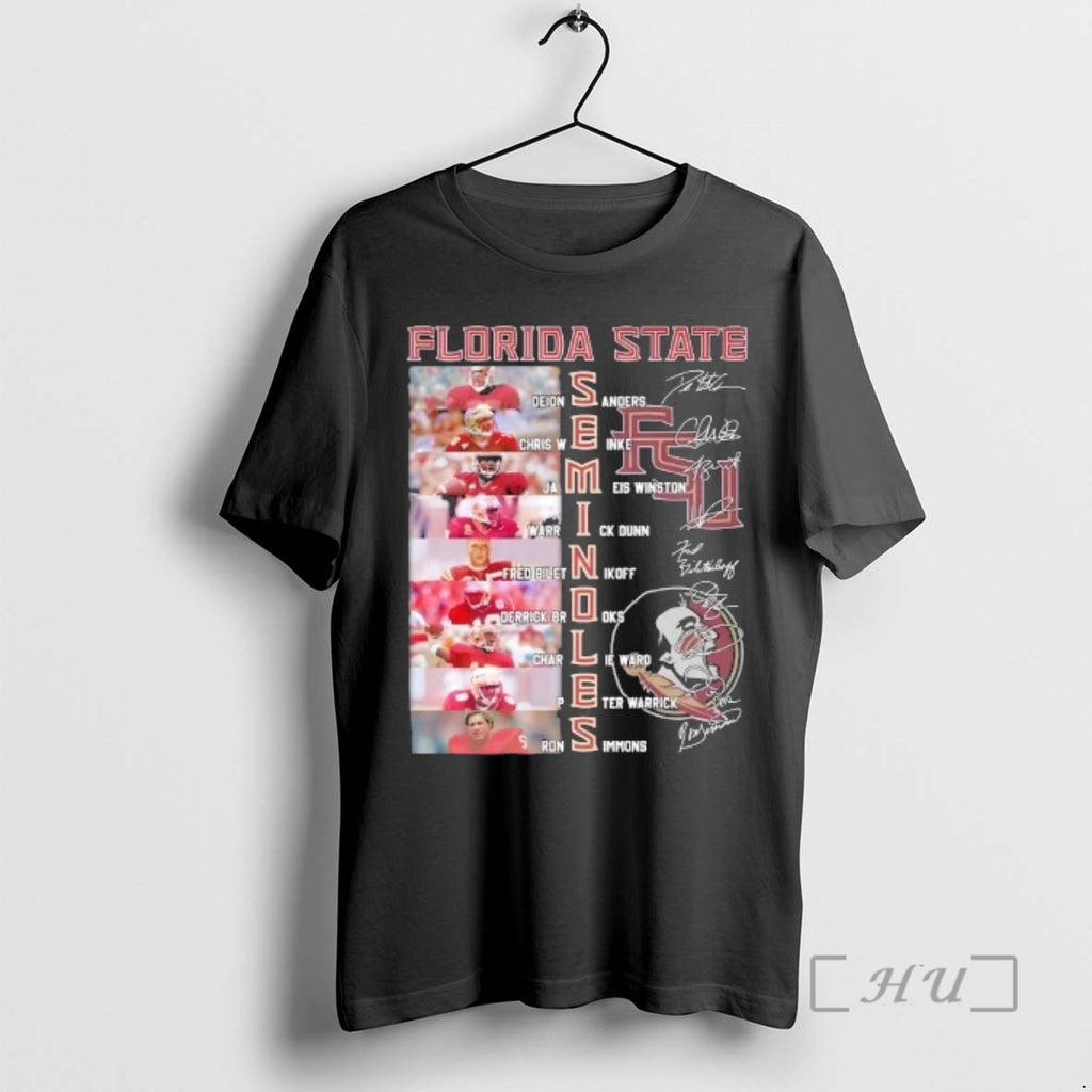 Officials Florida State Seminoles Names Players Signatures T-Shirts, Hoodie, Sweatshirt | TeeBloomCo.com