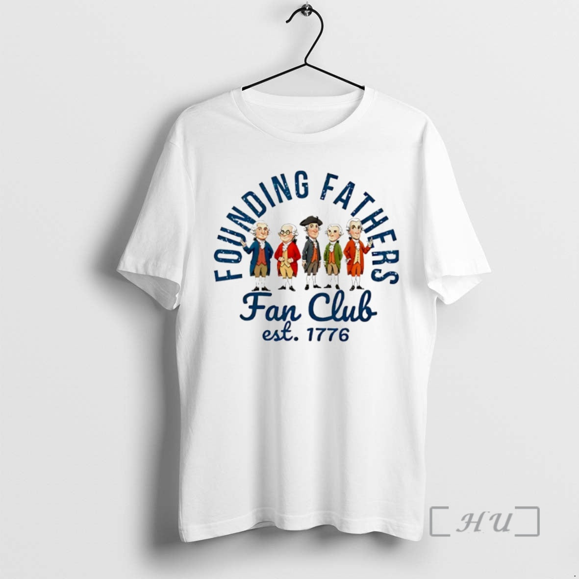 Officials Founding Fathers Fan Club Est 1776 Circle T-Shirts, Hoodie, Sweatshirt | TeeBloomCo.com