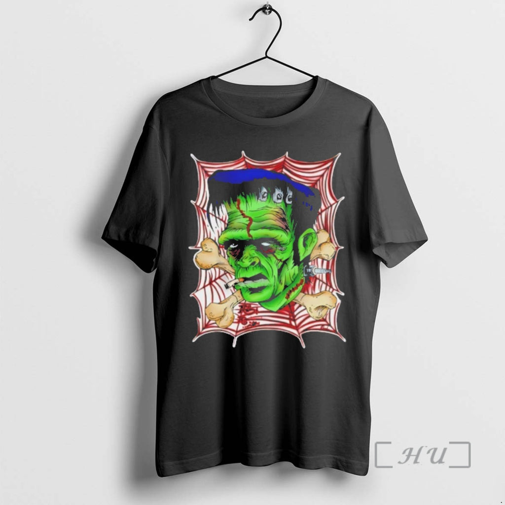 Officials Frankie Patch Smoking Zombie Goat Cartoon T-Shirts, Hoodie, Sweatshirt | TeeBloomCo.com