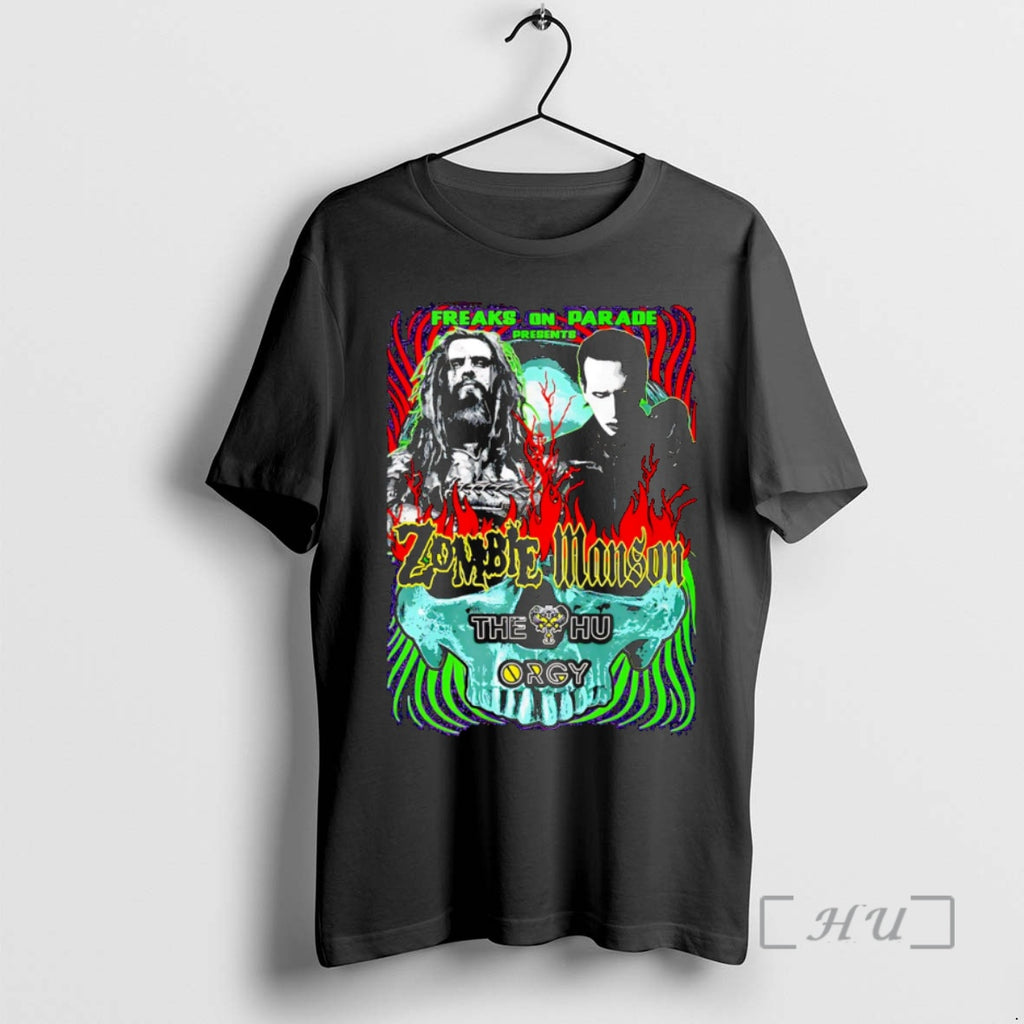 Officials Freaks On Parade Tour Zombie Manson T-Shirts, Hoodie, Sweatshirt | TeeBloomCo.com