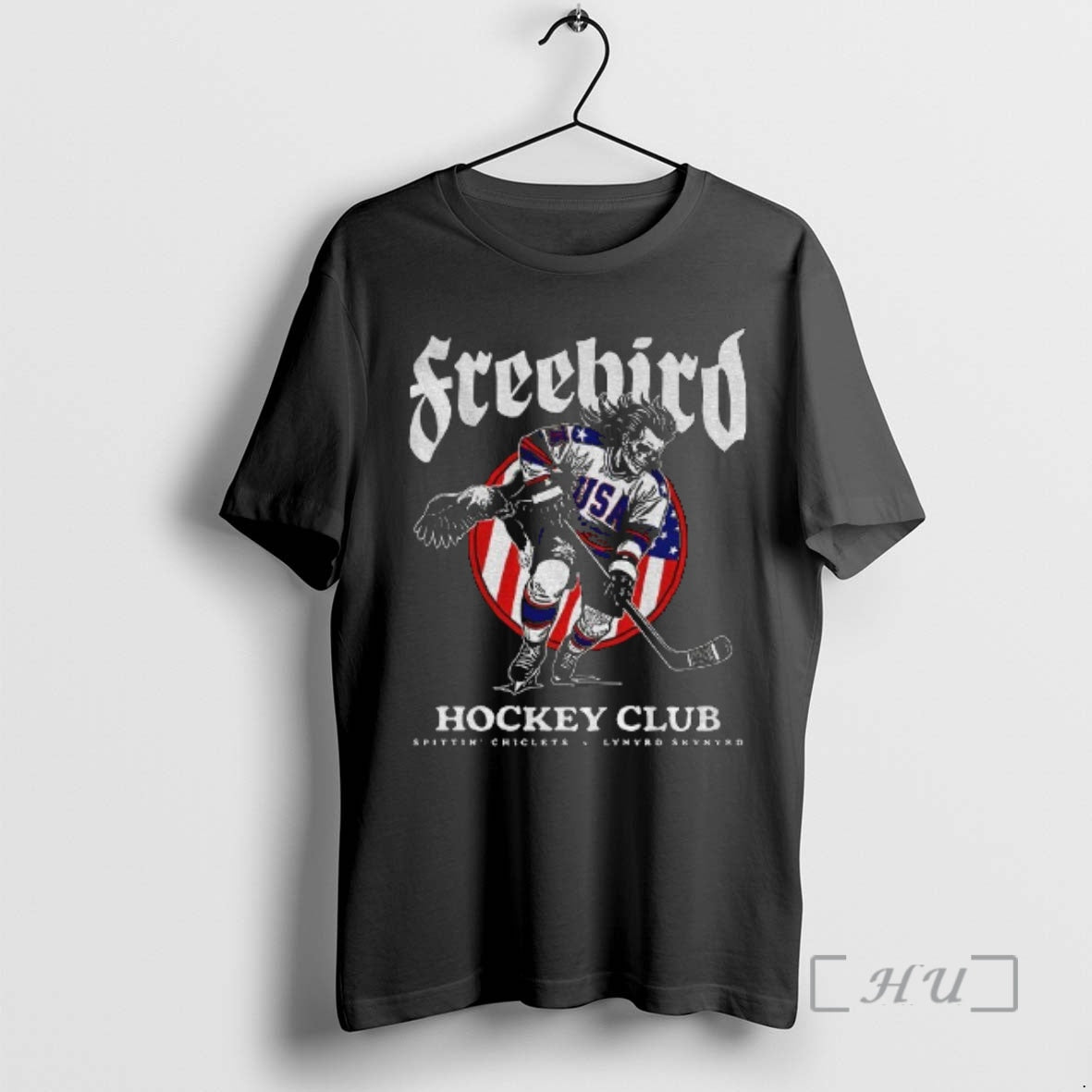 Officials Freebird Usa Spittin Chiclets X Lynyrd Skynyrd Hockey Club T-Shirts, Hoodie, Sweatshirt | TeeBloomCo.com