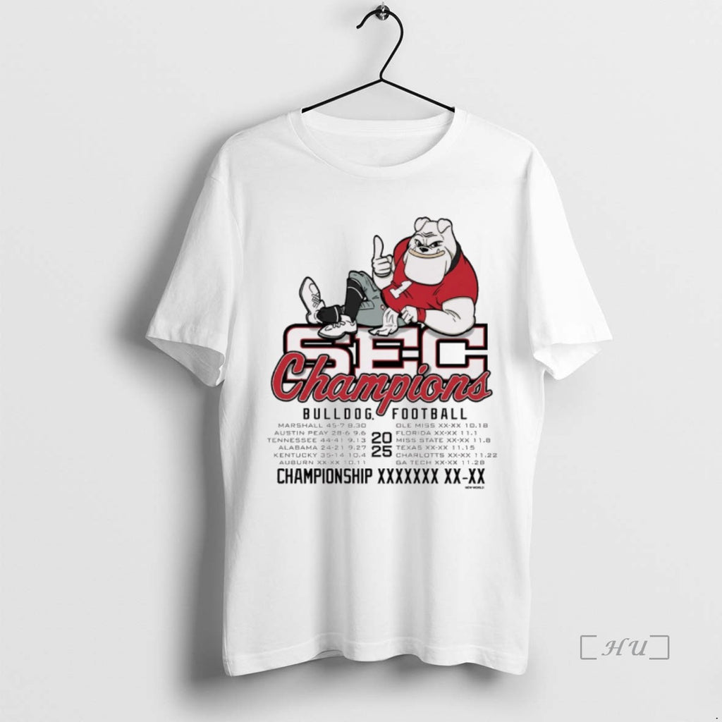 Officials Georgia Bulldogs 2025 Ncaa Sec Football Championship Recap T-Shirts, Hoodie, Sweatshirt | TeeBloomCo.com