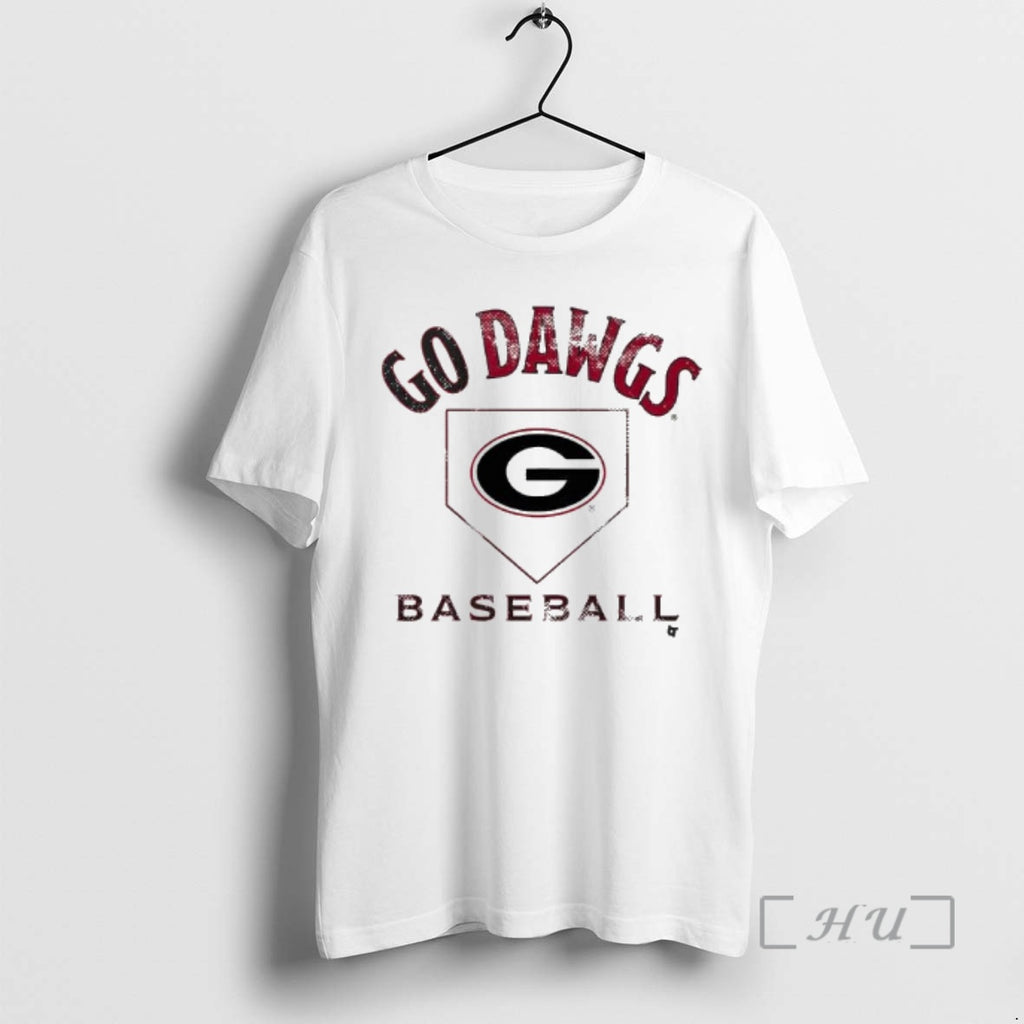 Officials Georgia Bulldogs Baseball Go Dawgs Home Plate T-Shirts, Hoodie, Sweatshirt | TeeBloomCo.com
